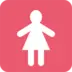 Simbolo con immagine stilizzata di donna