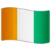 Côte D’Ivoires Flagga