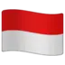 Flagge von Indonesien