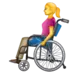 Frau in Rollstuhl