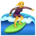 Kvinna Som Är Surfare