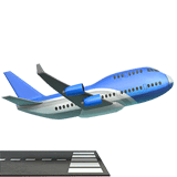 🛫 Airplane Departure Emoji on Apple macOS and iOS iPhones