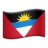 🇦🇬 Drapeau d’Antigua-et-Barbuda Émoji sur Apple macOS et iOS iPhones