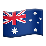 Flag: Australia on Apple