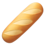 Baguette Bread Emoji on Apple macOS and iOS iPhones