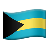 Bandera de Bahamas en Apple macOS y iOS iPhones