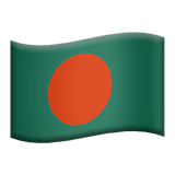 Flagge von Bangladesch on Apple