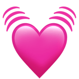 💓 Schlagendes Herz Emoji auf Apple macOS und iOS iPhones