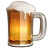 🍺 Jarra de cerveza Emoji en Apple macOS y iOS iPhones
