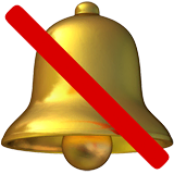 🔕 Bell With Slash Emoji on Apple macOS and iOS iPhones