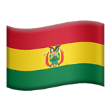 Flag: Bolivia on Apple