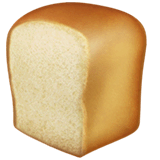 Хлеб Эмодзи на Apple macOS и iOS iPhone