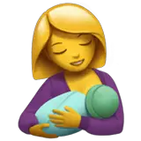 Breast-Feeding Emoji on Apple macOS and iOS iPhones