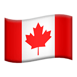 🇨🇦 Bandera de Canadá Emoji en Apple macOS y iOS iPhones