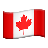 Flag: Canada on Apple