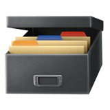 🗃️ Card File Box Emoji on Apple macOS and iOS iPhones