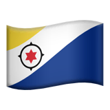 🇧🇶 Bandiera del Bonaire Emoji su Apple macOS e iOS iPhones