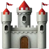 Castle Emoji on Apple macOS and iOS iPhones