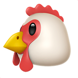 🐔 Chicken Emoji on Apple macOS and iOS iPhones