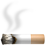 Cigarette Emoji on Apple macOS and iOS iPhones