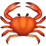 🦀 Crabe Émoji sur Apple macOS et iOS iPhones