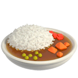 🍛 Curry Rice Emoji on Apple macOS and iOS iPhones