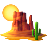🏜️ Desert Emoji on Apple macOS and iOS iPhones