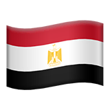 Flag: Egypt on Apple