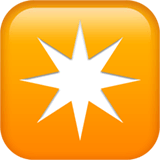 ✴️ Stern mit acht Strahlen Emoji auf Apple macOS und iOS iPhones