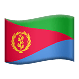 🇪🇷 Bandera de Eritrea Emoji en Apple macOS y iOS iPhones