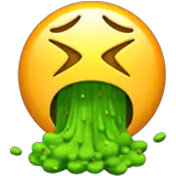 🤮 Face Vomiting Emoji on Apple macOS and iOS iPhones