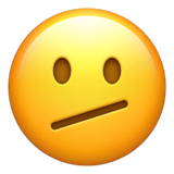 Face With Diagonal Mouth Emoji on Apple macOS and iOS iPhones