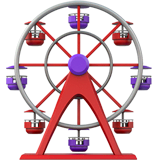 🎡 Ferris Wheel Emoji on Apple macOS and iOS iPhones