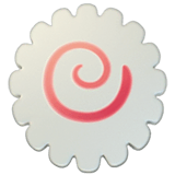 🍥 Fish Cake With Swirl Emoji on Apple macOS and iOS iPhones