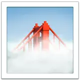 🌁 Ponte nascosto dalla nebbia Emoji su Apple macOS e iOS iPhones
