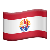 Flag: French Polynesia Emoji on Apple macOS and iOS iPhones