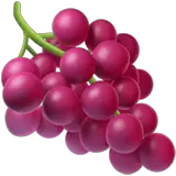 Grapes Emoji on Apple macOS and iOS iPhones