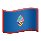 Bandeira do Guame nos iOS iPhones e macOS da Apple