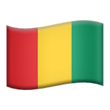 Flag: Guinea Emoji on Apple macOS and iOS iPhones