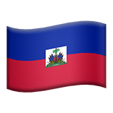🇭🇹 Bandiera di Haiti Emoji su Apple macOS e iOS iPhones