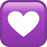 💟 Adorno de corazon Emoji en Apple macOS y iOS iPhones