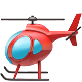 🚁 Helicopter Emoji on Apple macOS and iOS iPhones