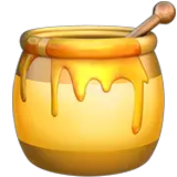 🍯 Pot de miel Émoji sur Apple macOS et iOS iPhones