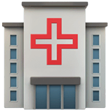 🏥 Hôpital Émoji sur Apple macOS et iOS iPhones