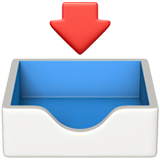 📥 Ablage für Posteingang Emoji auf Apple macOS und iOS iPhones