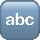 🔤 Eingabesymbol für Buchstaben Emoji auf Apple macOS und iOS iPhones