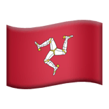 Flag: Isle Of Man Emoji on Apple macOS and iOS iPhones