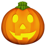 Calabaza de Halloween en Apple macOS y iOS iPhones