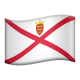 Flagge von Jersey Emoji auf Apple macOS und iOS iPhones