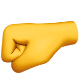 🤛 Left-Facing Fist Emoji on Apple macOS and iOS iPhones